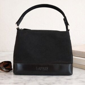 Lauren Ralph Lauren Black Mini Shoulder Bag